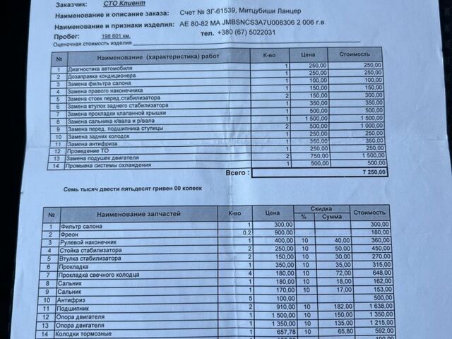 Мицубиси Лансер 2006 в Днепре (Днепропетровске) на Automoto.ua Синий Мицубиси Лансер, объемом двигателя 1.6 л и пробегом 283 тыс. км за 4500 $, фото 15 на Automoto.ua