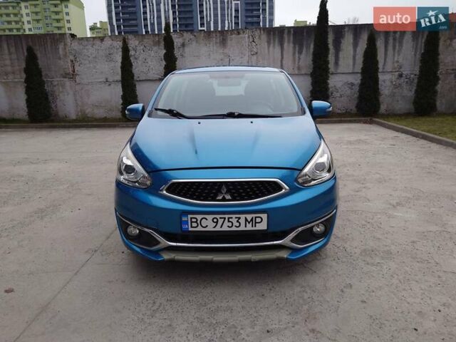 Синий Мицубиси Мираж, объемом двигателя 1.2 л и пробегом 127 тыс. км за 7000 $, фото 1 на Automoto.ua