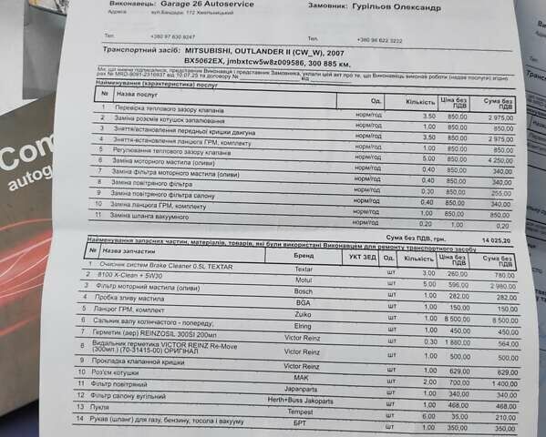Сірий Міцубісі Аутлендер ХЛ, об'ємом двигуна 2.4 л та пробігом 307 тис. км за 8399 $, фото 3 на Automoto.ua