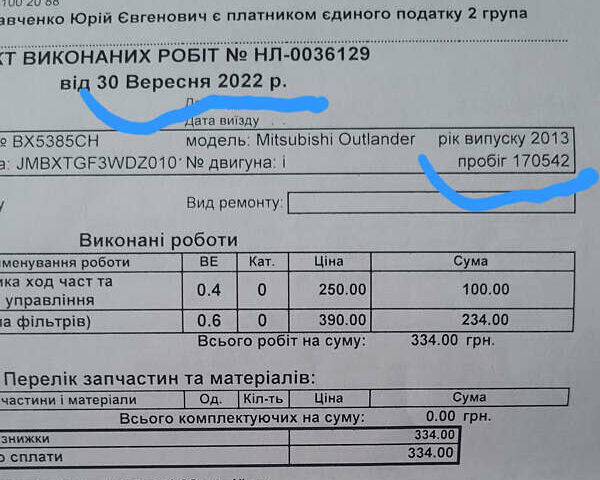 Білий Міцубісі Аутлендер, об'ємом двигуна 2.4 л та пробігом 240 тис. км за 12000 $, фото 21 на Automoto.ua