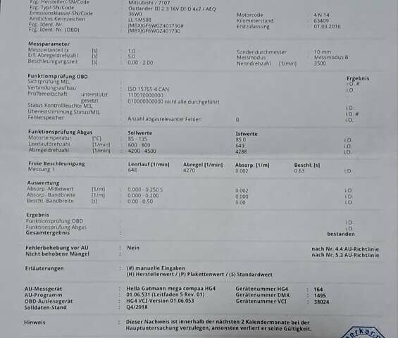 Білий Міцубісі Аутлендер, об'ємом двигуна 2.3 л та пробігом 130 тис. км за 14999 $, фото 27 на Automoto.ua