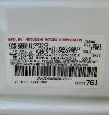 Білий Міцубісі Аутлендер, об'ємом двигуна 3 л та пробігом 177 тис. км за 8900 $, фото 15 на Automoto.ua