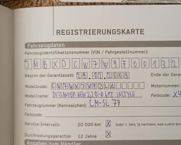 Черный Мицубиси Аутлендер, объемом двигателя 2.2 л и пробегом 279 тыс. км за 11000 $, фото 6 на Automoto.ua