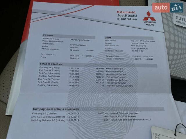 Черный Мицубиси Аутлендер, объемом двигателя 2.27 л и пробегом 241 тыс. км за 14400 $, фото 77 на Automoto.ua