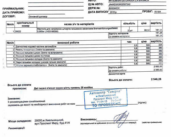 Черный Мицубиси Аутлендер, объемом двигателя 2.36 л и пробегом 110 тыс. км за 15200 $, фото 28 на Automoto.ua