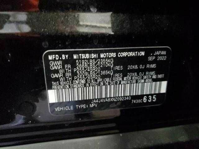 Чорний Міцубісі Аутлендер, об'ємом двигуна 0.25 л та пробігом 16 тис. км за 9000 $, фото 11 на Automoto.ua