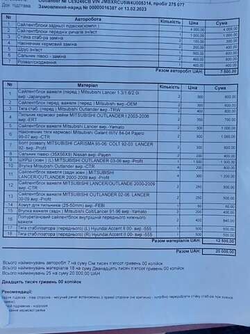 Міцубісі Аутлендер, об'ємом двигуна 2.4 л та пробігом 281 тис. км за 6300 $, фото 23 на Automoto.ua