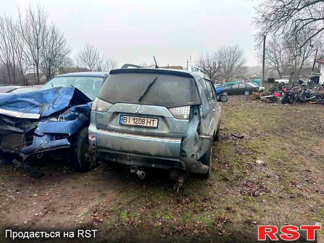 Серый Мицубиси Аутлендер, объемом двигателя 2.4 л и пробегом 205 тыс. км за 3500 $, фото 1 на Automoto.ua