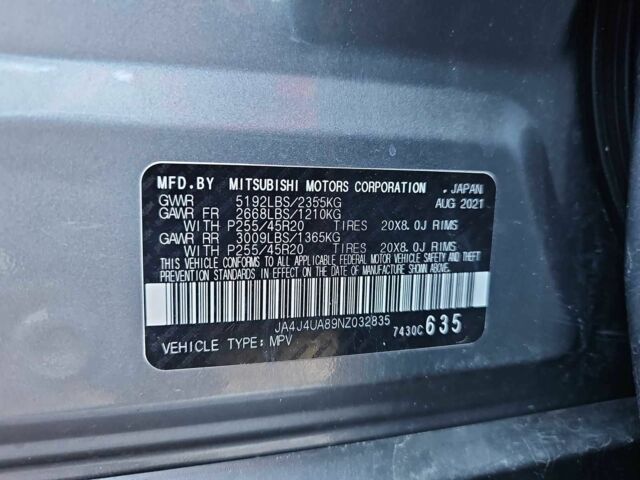 Серый Мицубиси Аутлендер, объемом двигателя 0.25 л и пробегом 55 тыс. км за 7100 $, фото 15 на Automoto.ua
