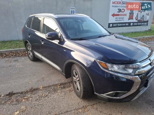 Синий Мицубиси Аутлендер, объемом двигателя 3 л и пробегом 93 тыс. км за 21500 $, фото 5 на Automoto.ua