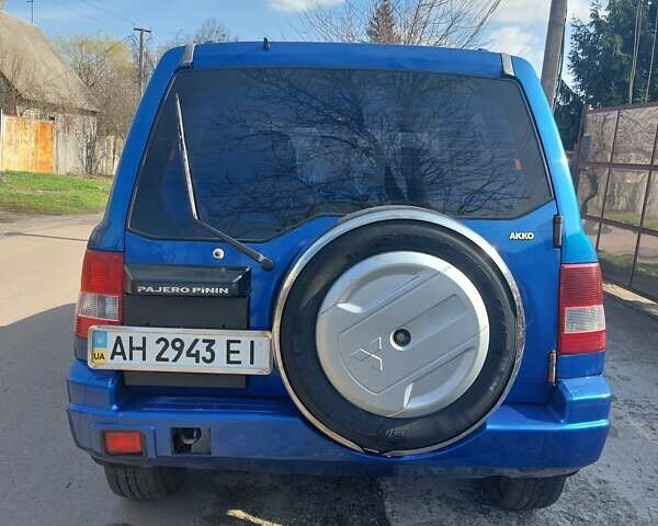 Синій Міцубісі Паджеро Пінін, об'ємом двигуна 1.8 л та пробігом 259 тис. км за 6000 $, фото 3 на Automoto.ua