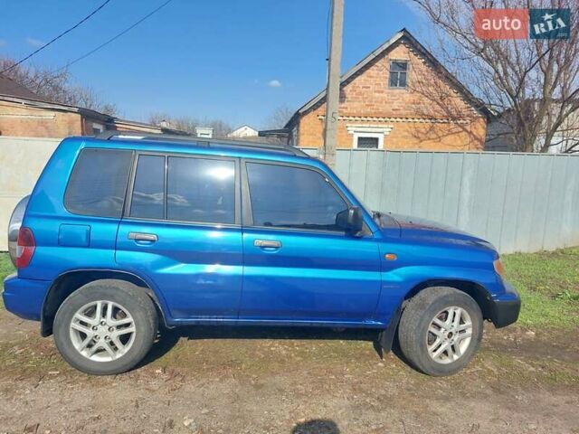 Синій Міцубісі Паджеро Пінін, об'ємом двигуна 1.8 л та пробігом 259 тис. км за 6000 $, фото 1 на Automoto.ua