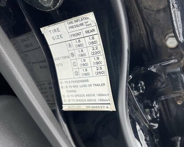 Чорний Міцубісі Паджеро Спорт, об'ємом двигуна 2.5 л та пробігом 175 тис. км за 10999 $, фото 25 на Automoto.ua