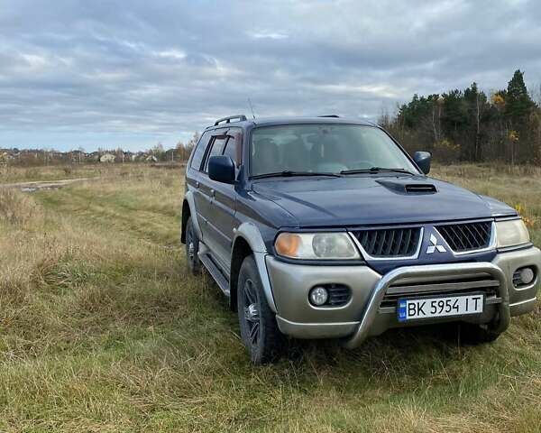 Синій Міцубісі Паджеро Спорт, об'ємом двигуна 3 л та пробігом 344 тис. км за 6800 $, фото 5 на Automoto.ua