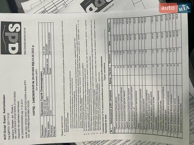 Бежевый Мицубиси Паджеро, объемом двигателя 2.97 л и пробегом 160 тыс. км за 12150 $, фото 19 на Automoto.ua