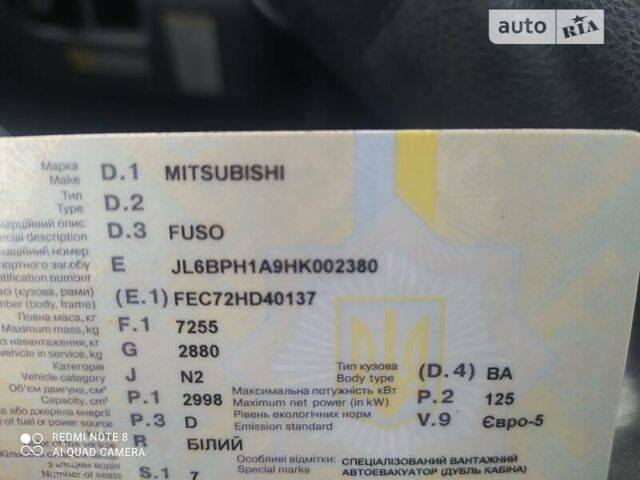 Белый Мицубиси Fuso Canter, объемом двигателя 3 л и пробегом 80 тыс. км за 27000 $, фото 10 на Automoto.ua