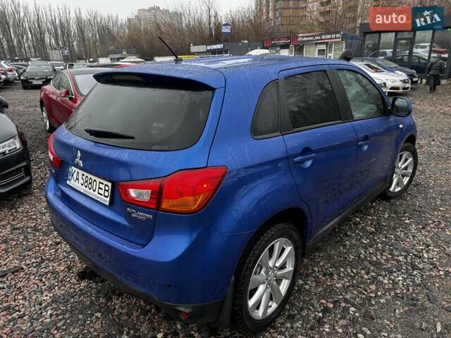 Синий Мицубиси Outlander Sport, объемом двигателя 2 л и пробегом 177 тыс. км за 12000 $, фото 1 на Automoto.ua