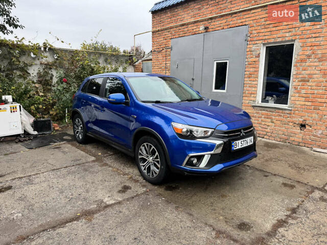 Синий Мицубиси Outlander Sport, объемом двигателя 2.36 л и пробегом 155 тыс. км за 13700 $, фото 1 на Automoto.ua