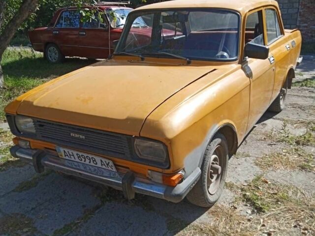 Желтый Москвич / АЗЛК 2140, объемом двигателя 0 л и пробегом 70 тыс. км за 292 $, фото 1 на Automoto.ua