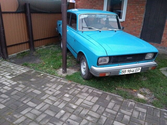 Синий Москвич / АЗЛК 2140, объемом двигателя 1.5 л и пробегом 180 тыс. км за 400 $, фото 1 на Automoto.ua