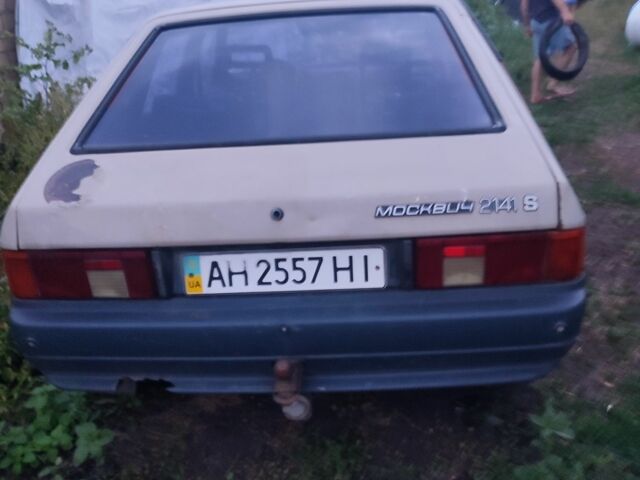 Бежевый Москвич / АЗЛК 2141, объемом двигателя 1.6 л и пробегом 58 тыс. км за 995 $, фото 1 на Automoto.ua