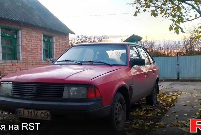 Москвич / АЗЛК 2141 1990 в Лохвице на Automoto.ua Красный Москвич / АЗЛК 2141, объемом двигателя 1.6 л и пробегом 350 тыс. км за 1070 $, фото 1 на Automoto.ua