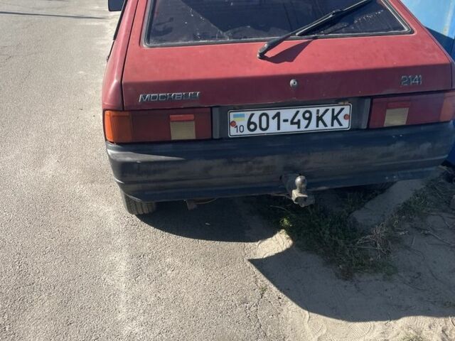 Красный Москвич / АЗЛК 2141, объемом двигателя 1.5 л и пробегом 111 тыс. км за 477 $, фото 3 на Automoto.ua