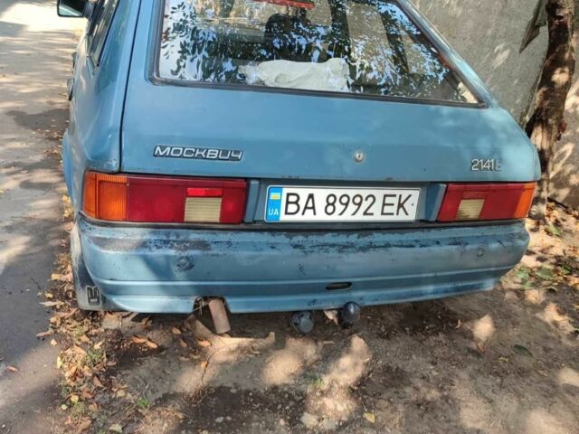 Синий Москвич / АЗЛК 2141, объемом двигателя 1.5 л и пробегом 100 тыс. км за 340 $, фото 3 на Automoto.ua