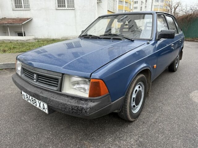 Синий Москвич / АЗЛК 2141, объемом двигателя 1.5 л и пробегом 104 тыс. км за 850 $, фото 1 на Automoto.ua