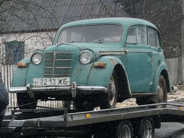 Зеленый Москвич / АЗЛК 401, объемом двигателя 1.1 л и пробегом 10 тыс. км за 1700 $, фото 4 на Automoto.ua