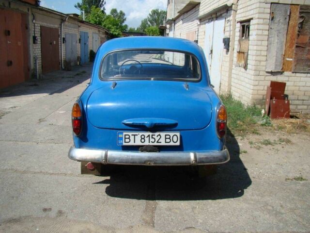 Синий Москвич / АЗЛК 403, объемом двигателя 1.4 л и пробегом 2 тыс. км за 1712 $, фото 1 на Automoto.ua