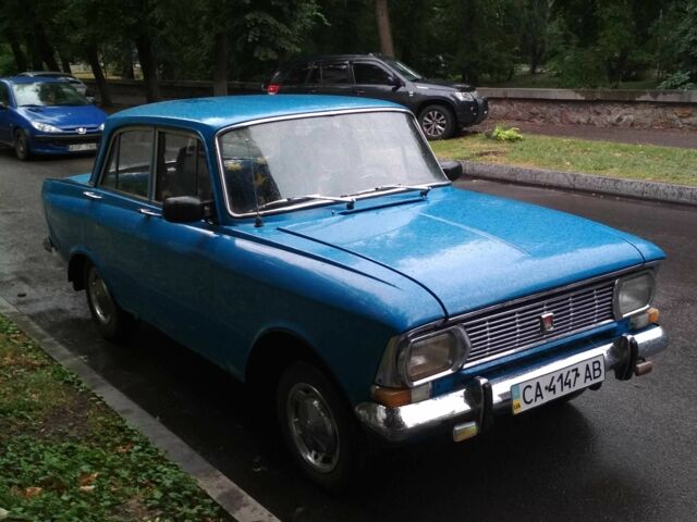 Синий Москвич / АЗЛК 408, объемом двигателя 1.36 л и пробегом 100 тыс. км за 684 $, фото 1 на Automoto.ua