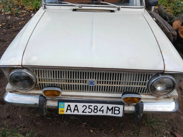 Белый Москвич / АЗЛК 412, объемом двигателя 1.5 л и пробегом 1000 тыс. км за 286 $, фото 1 на Automoto.ua