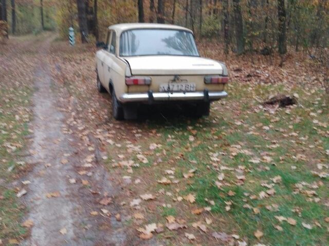 Бежевый Москвич / АЗЛК 412, объемом двигателя 1.5 л и пробегом 50 тыс. км за 227 $, фото 2 на Automoto.ua