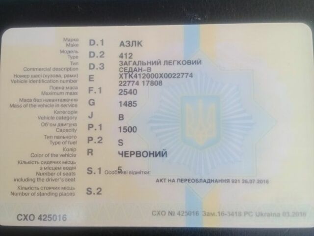 Красный Москвич / АЗЛК 412, объемом двигателя 1.5 л и пробегом 200 тыс. км за 700 $, фото 1 на Automoto.ua