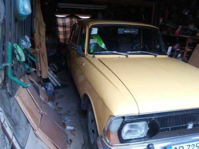 Желтый Москвич / АЗЛК 412, объемом двигателя 1.5 л и пробегом 8 тыс. км за 900 $, фото 1 на Automoto.ua