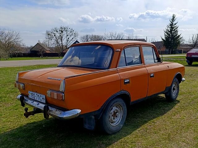 Желтый Москвич / АЗЛК 412, объемом двигателя 1.5 л и пробегом 190 тыс. км за 299 $, фото 1 на Automoto.ua