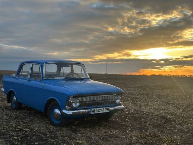 Синий Москвич / АЗЛК 412, объемом двигателя 1.5 л и пробегом 75 тыс. км за 524 $, фото 1 на Automoto.ua