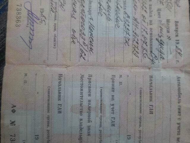 Синій Москвич / АЗЛК 412, об'ємом двигуна 0 л та пробігом 1000 тис. км за 190 $, фото 6 на Automoto.ua