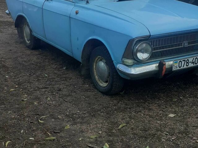 Синій Москвич / АЗЛК 412, об'ємом двигуна 1.5 л та пробігом 70 тис. км за 357 $, фото 1 на Automoto.ua