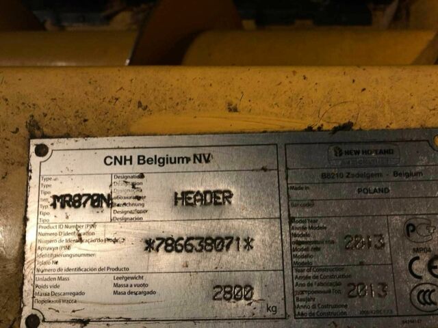 Желтый Нью Холланд MR870N, объемом двигателя 0 л и пробегом 0 тыс. км за 10500 $, фото 13 на Automoto.ua