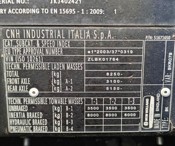 Синій Нью Холланд T6090, об'ємом двигуна 0 л та пробігом 0 тис. км за 80441 $, фото 10 на Automoto.ua