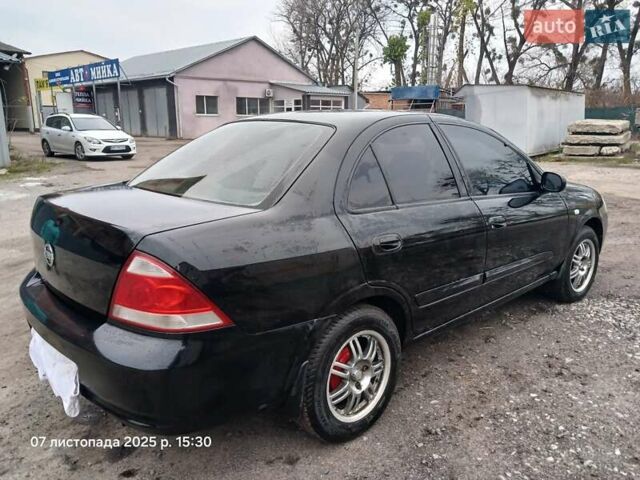 Черный Ниссан Альмера Классик, объемом двигателя 1.6 л и пробегом 182 тыс. км за 3600 $, фото 6 на Automoto.ua