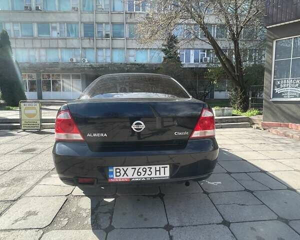 Черный Ниссан Альмера Классик, объемом двигателя 1.6 л и пробегом 171 тыс. км за 4400 $, фото 2 на Automoto.ua