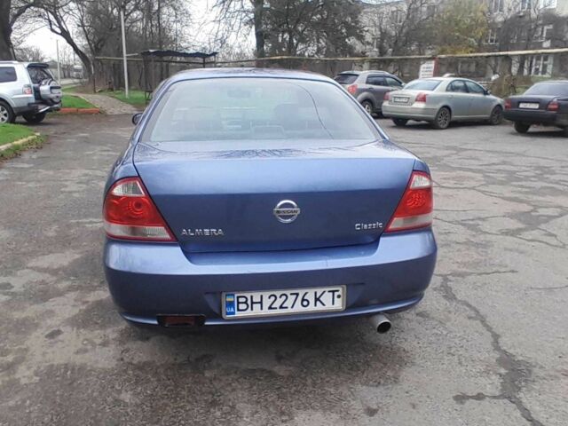 Синий Ниссан Альмера Классик, объемом двигателя 1.6 л и пробегом 280 тыс. км за 3400 $, фото 3 на Automoto.ua
