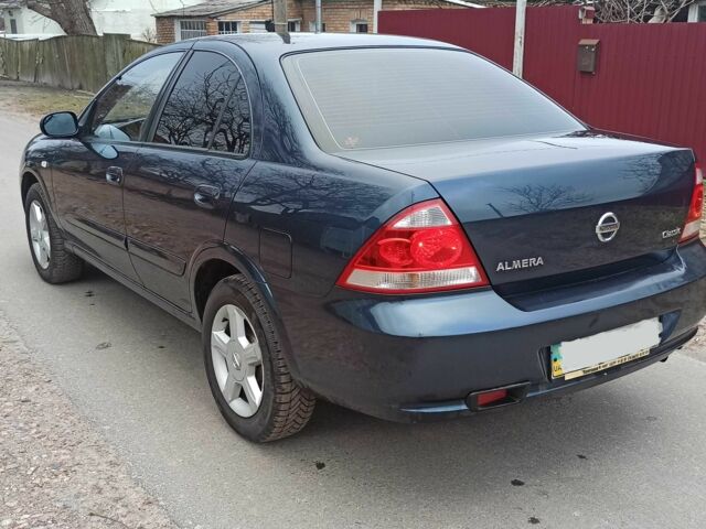 Синий Ниссан Альмера Классик, объемом двигателя 1.6 л и пробегом 211 тыс. км за 3700 $, фото 20 на Automoto.ua