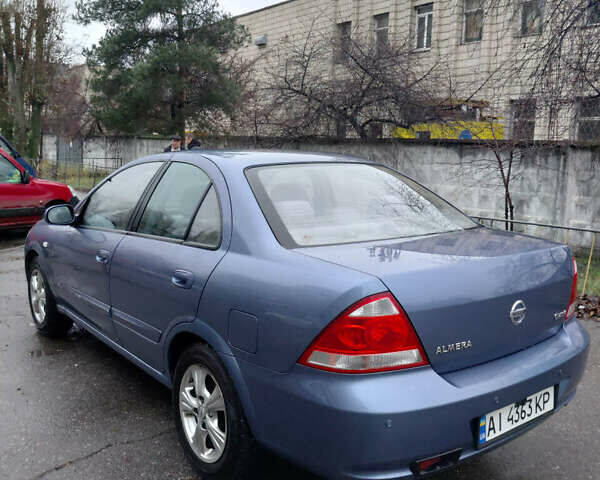 Синий Ниссан Альмера Классик, объемом двигателя 1.6 л и пробегом 218 тыс. км за 4800 $, фото 2 на Automoto.ua