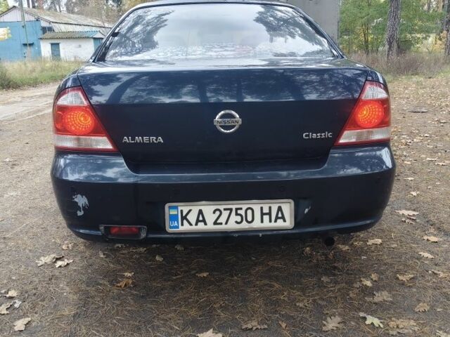 Синий Ниссан Альмера Классик, объемом двигателя 1.6 л и пробегом 252 тыс. км за 4100 $, фото 4 на Automoto.ua