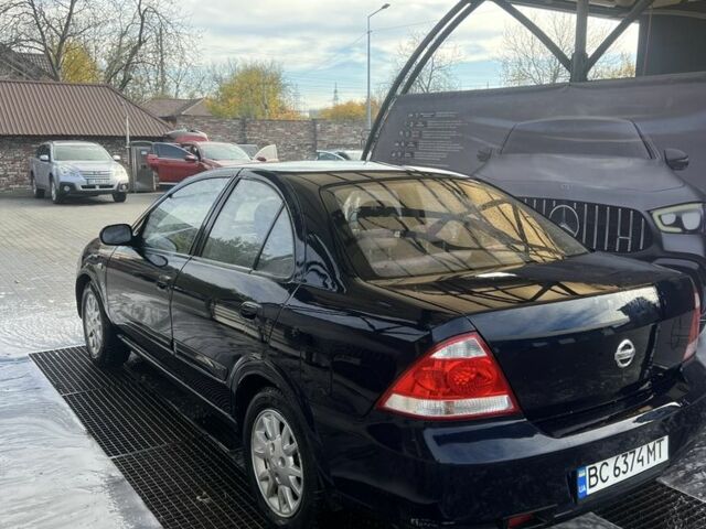 Синий Ниссан Альмера Классик, объемом двигателя 1.6 л и пробегом 320 тыс. км за 3000 $, фото 3 на Automoto.ua