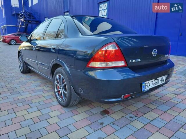 Синий Ниссан Альмера Классик, объемом двигателя 1.6 л и пробегом 150 тыс. км за 4900 $, фото 5 на Automoto.ua